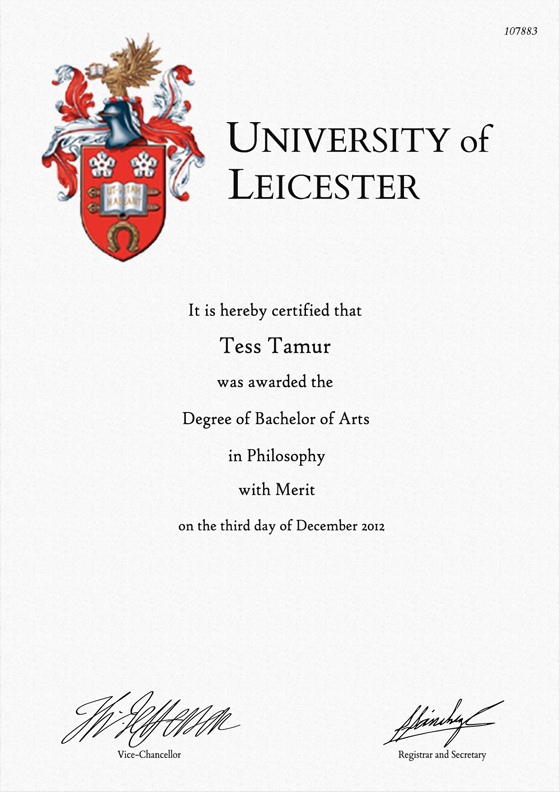 certificate degree