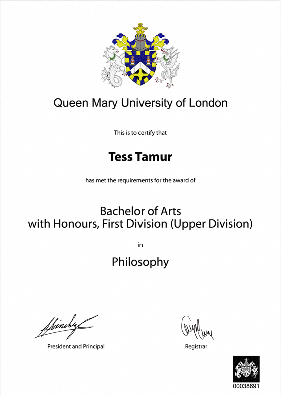 what is a degree certificate