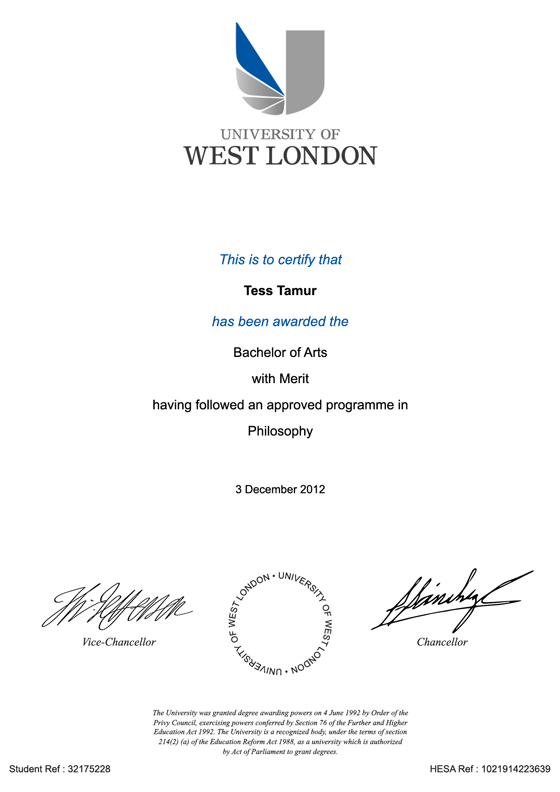 what is a degree certificate